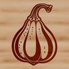 Free Graphic Design Squash Icon A stylized illustration of a squash, suitable for various graphic designs.