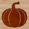 Vector Design Element - Gourd A high-quality, detailed illustration of a squash, suitable for vector design and cutting machine projects.