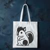 A simple line drawing of a playful squirrel in a variety of digital formats.