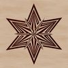 Minimalist Star Icon with Clean Lines SVG illustration of a star symbol with clean lines and minimalist design, suitable for various creative projects.