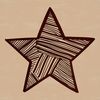 Beautiful SVG Star Icon A geometric star shape, suitable for use as clip art in various design projects.