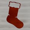 Christmas stocking illustration in vector format for graphic design projects.