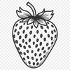 Sweet Strawberry Vector Illustration A digital illustration of a strawberry, ideal for use in vector graphics and design.
