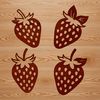 Colorful Strawberry Clip Art A digital illustration of a strawberry in vector format.