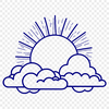 Free Vector Sun Graphics An illustrated sun with rays, suitable for design projects and vector graphics.