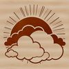 A stylized vector illustration of the sun, suitable for use in graphic design projects.