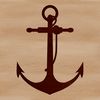 Nautical anchor illustration in vector design format