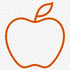 Delicious Green Apple Clip Art A green apple with a stem and leaves, suitable for vector art design.