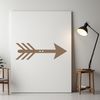 SVG arrow for cutting machine, vector design, and laser engrave