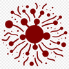 Microscopic illustration of a single bacterium cell, suitable for graphic design and digital art projects.