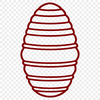 A detailed illustration of a beehive with hexagonal cells, suitable for vector design.