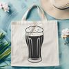Glass Filled with Beer Illustration A illustration of a glass filled with beer, suitable for vector art projects.
