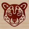 Ocelot Vector Illustration An SVG vector design featuring a wild animal, specifically an ocelot, in a detailed and precise rendering.