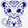 A high-resolution illustration of a jaguar, a big cat species native to the Americas.
