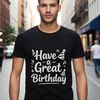 SVG graphic illustration of a birthday message with celebratory theme