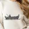 Elegant Sailboat in Calm Waters A detailed vector illustration of a sailboat in calm waters.