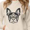 Boston Breed Illustration SVG graphic of a cute Boston Terrier breed.