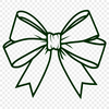 Beautiful Bow Design for Crafting Projects A simple bow design suitable for various crafts and digital projects.