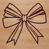 A customizable bow graphic design A simple bow graphic designed as vector art for easy editing and customization.