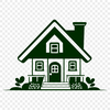 Modern House Graphic An editable vector graphic representation of a house in modern style.