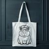Cute Capybara Wearing Specs A digital illustration of a capybara wearing glasses, depicted in vector form for flexible editing and customization.