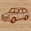 Free SVG Car Design A simple illustration of a vehicle designed as an SVG file.