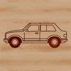 Illustrated Car Design A digital illustration of a vehicle, suitable for vector art design.
