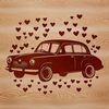 Heartful Ride Design A simple vehicle design featuring love hearts.