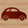 Vehicle Design Vector Art SVG illustration of a car with detailed design elements for vector art and cutting machine projects.
