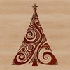 Classic Winter Wonderland Vector Graphics A vector graphics representation of a classic Christmas tree design suitable for various applications.