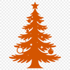 An svg graphic representation of a festive holiday tree in a modern design style.