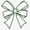 Colorful Gift Bow Design A colorful, decorative bow designed for gift wrapping or crafting projects.