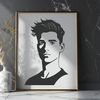 Man SVG Graphic Design Element A high-quality SVG vector image illustration of a male figure, suitable for various design applications.