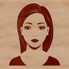 A simple vector illustration of a female figure, suitable for various uses such as clip art or design projects.