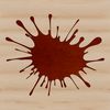 Fun and Beautiful Clip Art Splat A colorful splat shape made from vector elements, suitable for use in various design applications.