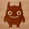 Halloween Decorations SVG Design A cartoon monster illustration suitable for Halloween decorations or crafts.