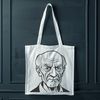Detailed Man Portrait SVG Design A detailed illustration of an adult male figure, suitable for vector graphic design.