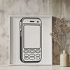 Illustrated mobile phone vector design for various digital projects.