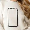 A high-quality vector image of a modern smartphone with sleek design features.