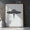Galaxy Explorer Clip Art Illustrated spaceship design for vector art projects.