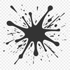Simple Vector Splat Shape A simple illustration of a splat shape, suitable for vector design and cutout projects.