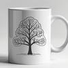 Stunning Tree Graphic for Download A stylized tree illustration in vector format, suitable for graphic design projects.