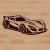 A high-performance racing car with sleek design, ready to be customized as vector art.