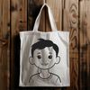 An SVG graphic of a child figure for crafting and design purposes.