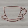 A delicate teacup illustration A traditional teacup design in vector format.