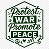 A collection of inspiring anti-war quotes in a clean vector format suitable for commercial or personal use.