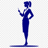Teaching Profession SVG Graphic A professional illustration of a woman in an educational setting, representing the teaching profession.
