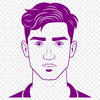 Male Character SVG Graphic Design A detailed illustration of a male figure created with vector graphics.