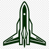 High-Tech Space Vessel Vector Art Vector illustration of a futuristic spaceship with detailed design elements.