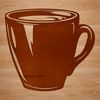 Free SVG Cup Design A simple design of a ceramic cup for crafting and design projects.